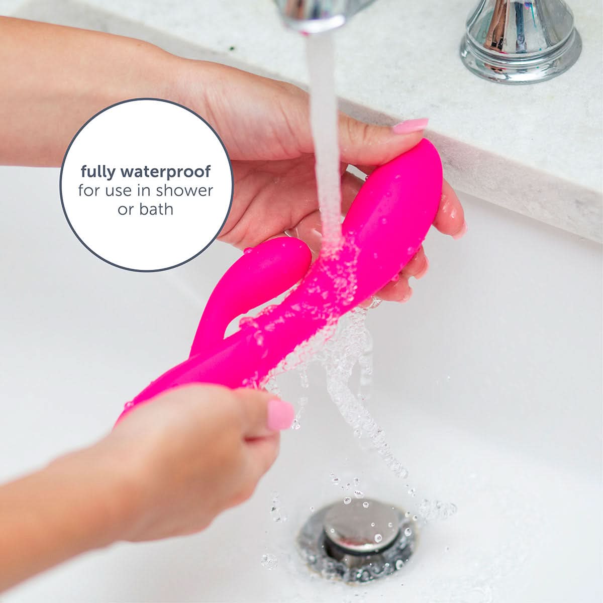 plusOne® Dual Rabbit Vibrating Massager - Image 7