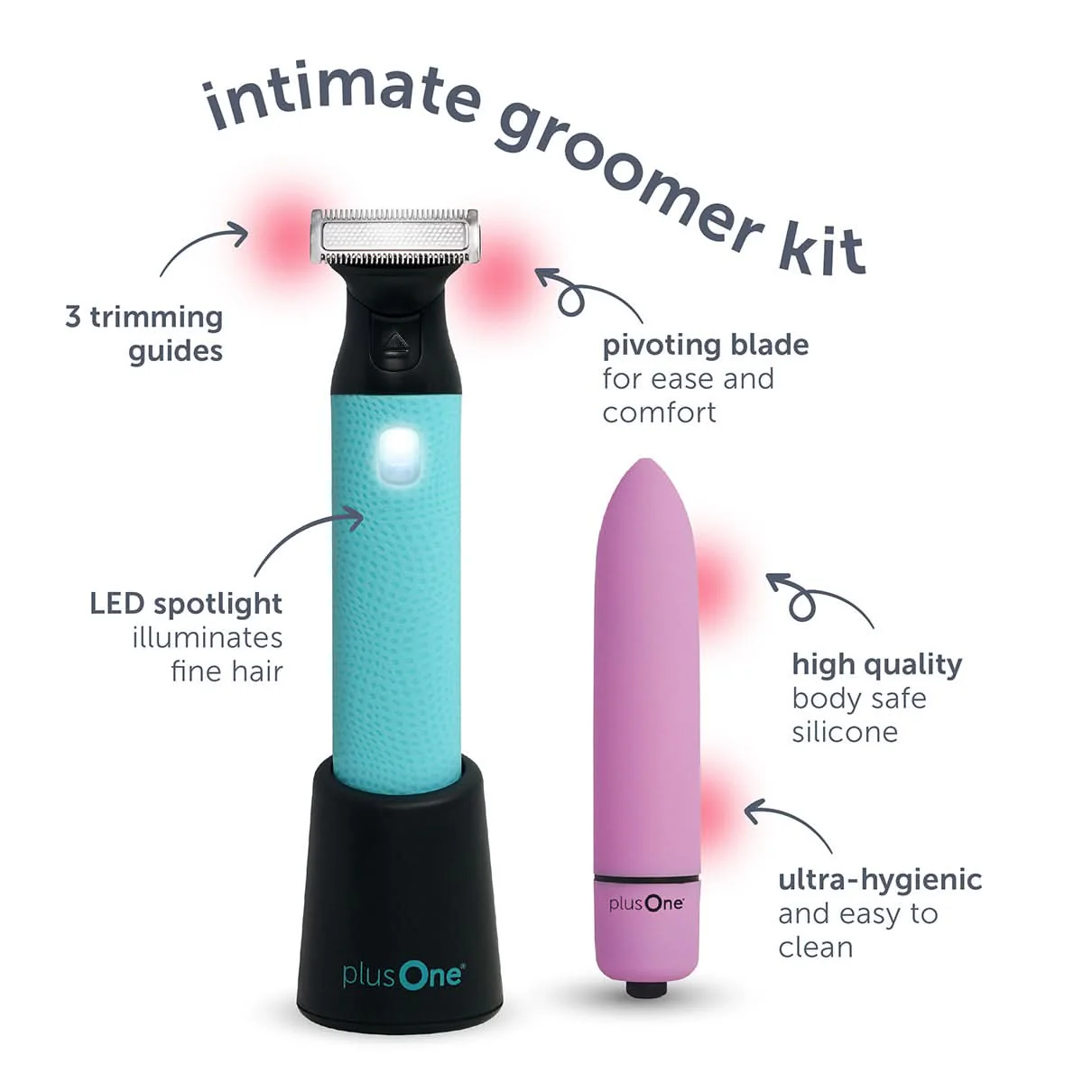 plusOne® intimate groomer set - Image 7